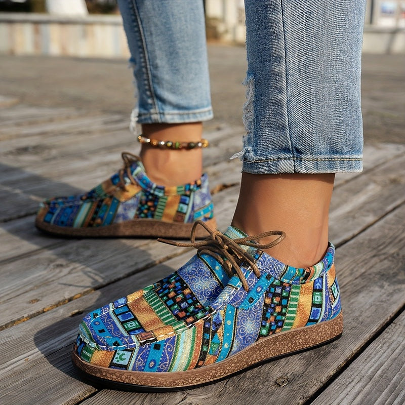 Zamira – Kleurrijke dames schoenen met unieke boho-look