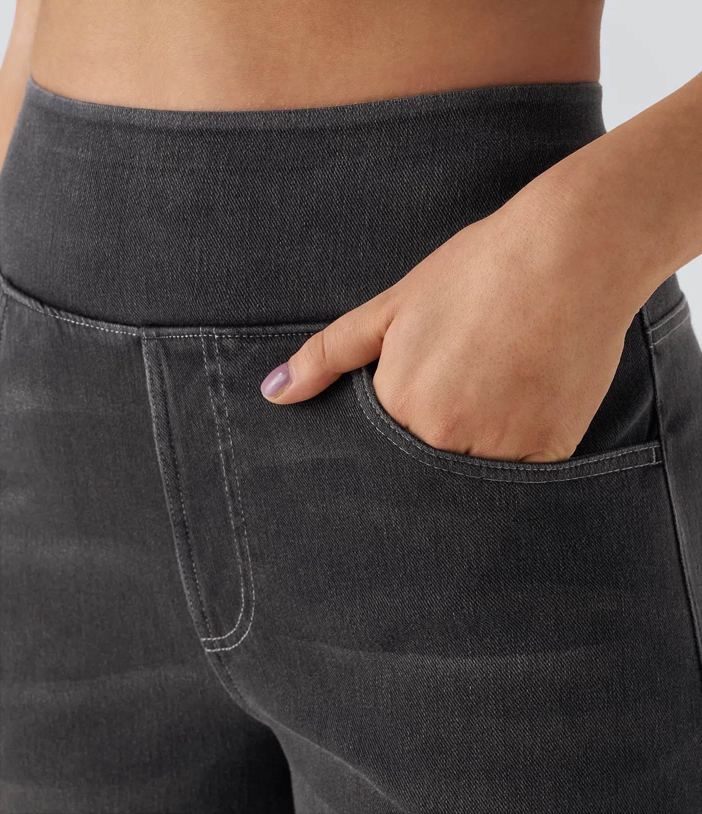 Dames High-Waist Stretch Broek | Comfortabele pasvorm met corrigerende tailleband