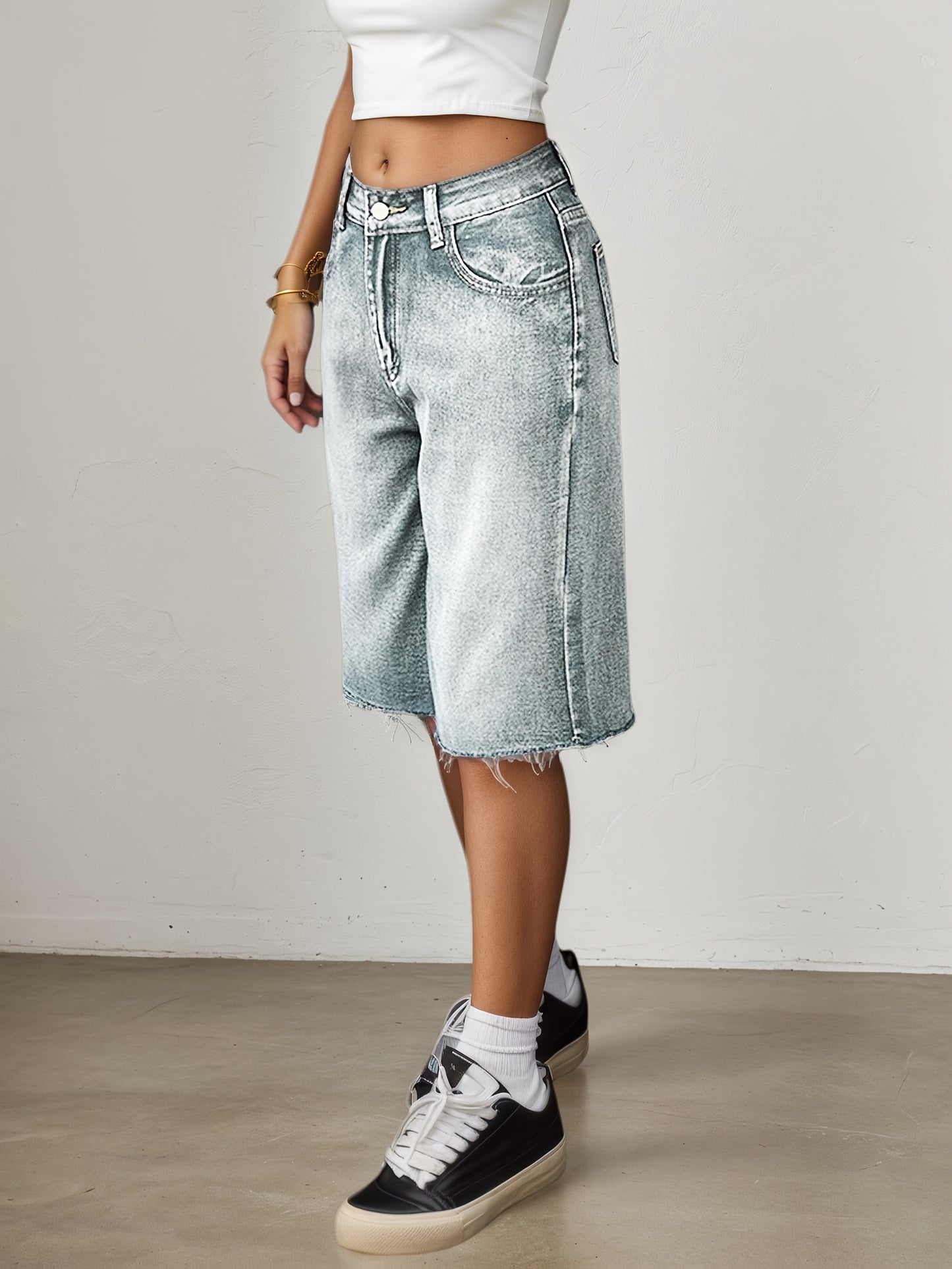 Kaia – Dames jorts met relaxed fit