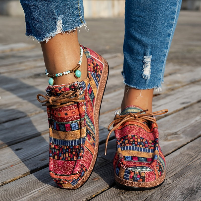 Zamira – Kleurrijke dames schoenen met unieke boho-look