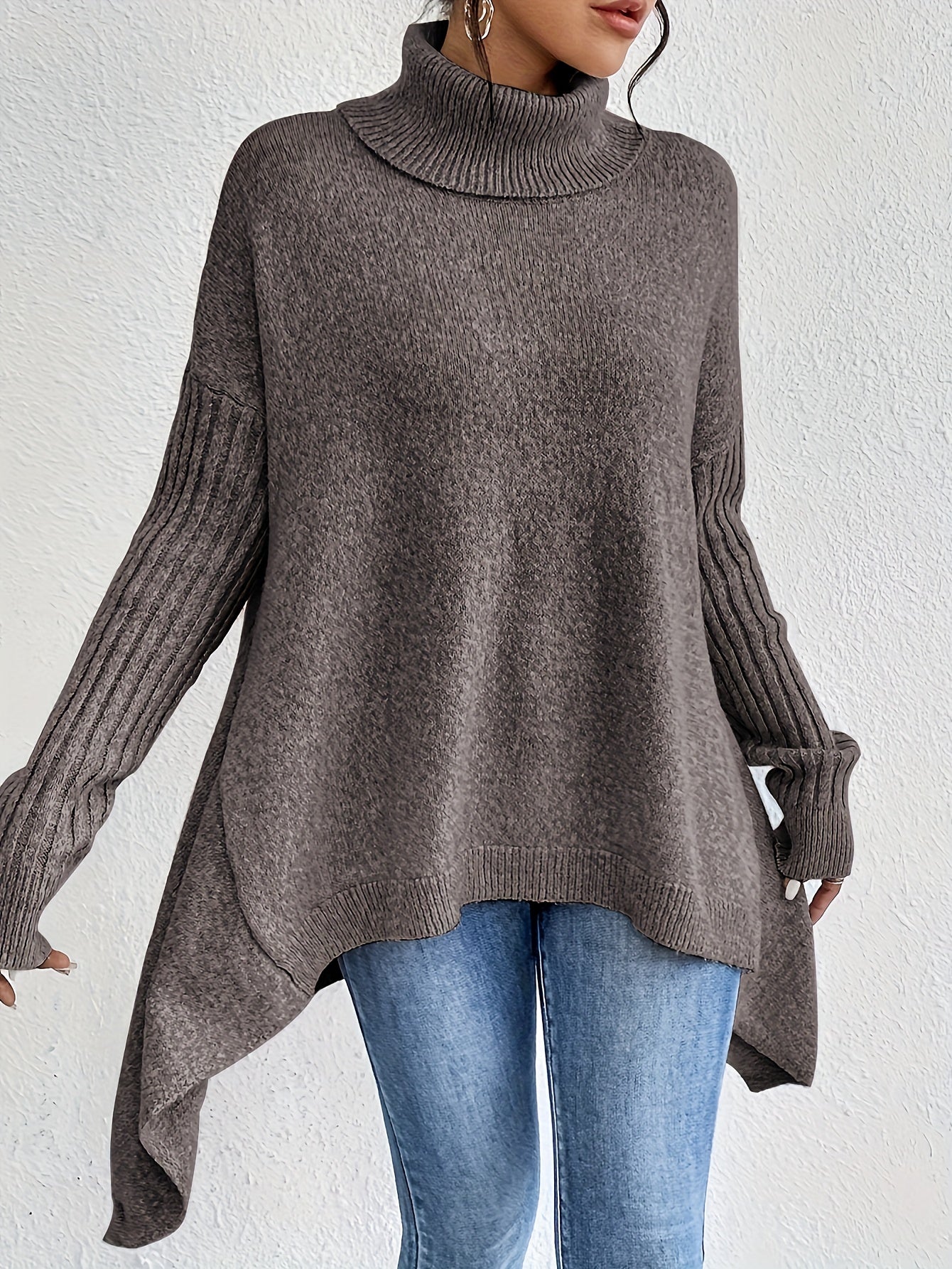 Dames Coltrui | Oversized pasvorm met turtleneck