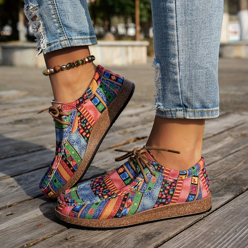 Zamira – Kleurrijke dames schoenen met unieke boho-look