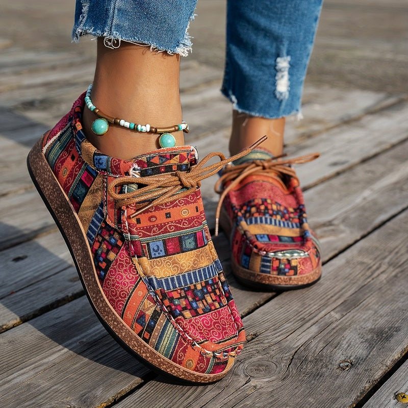 Zamira – Kleurrijke dames schoenen met unieke boho-look