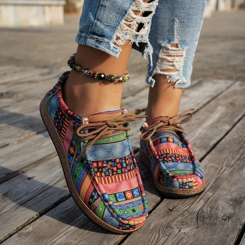 Zamira – Kleurrijke dames schoenen met unieke boho-look