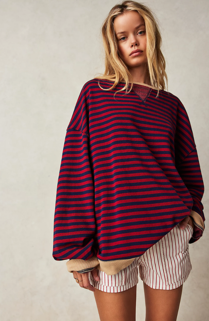 Dames Oversized Trui | Stijlvol gestreept en comfortabel