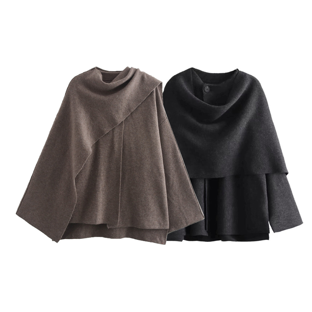 Selira – Dames sjaal jas met stijlvolle elegantie