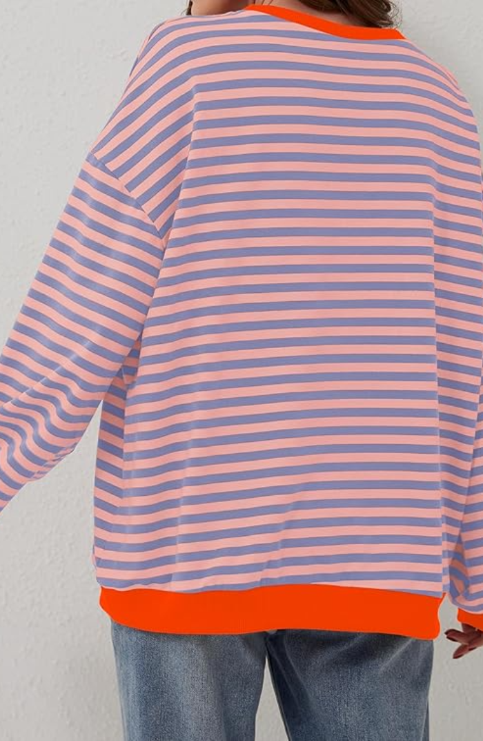 Dames Oversized Trui | Stijlvol gestreept en comfortabel