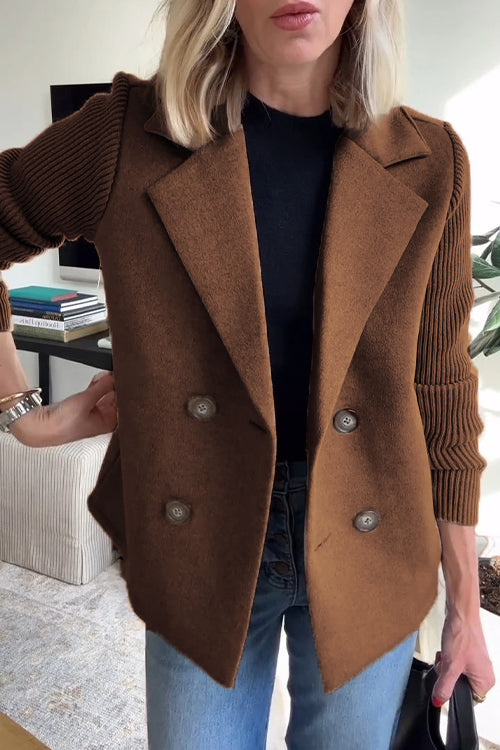 Dames Lange Gebreide Blazer | Stijlvolle elegantie met een casual touch