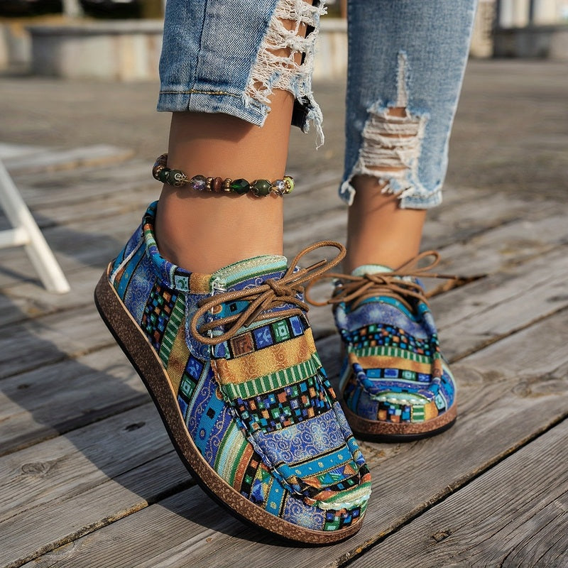 Zamira – Kleurrijke dames schoenen met unieke boho-look