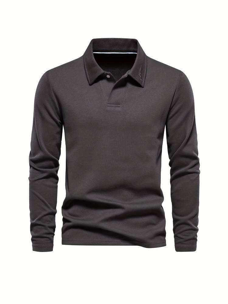 Heren Lange Mouwen Polo | Klassiek comfort met moderne uitstraling