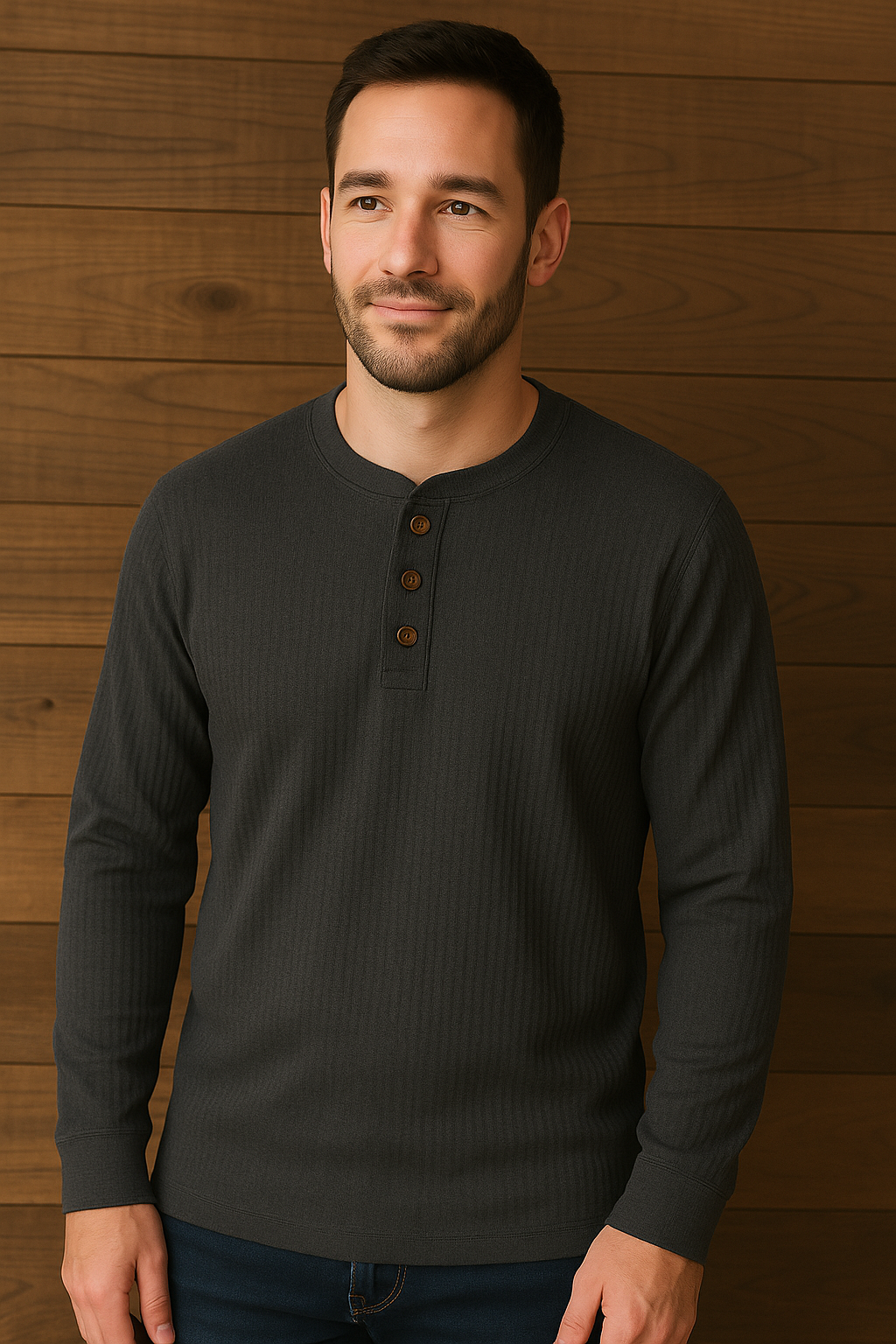 Heren Henley Shirt | Tijdloze stijl met modern comfort