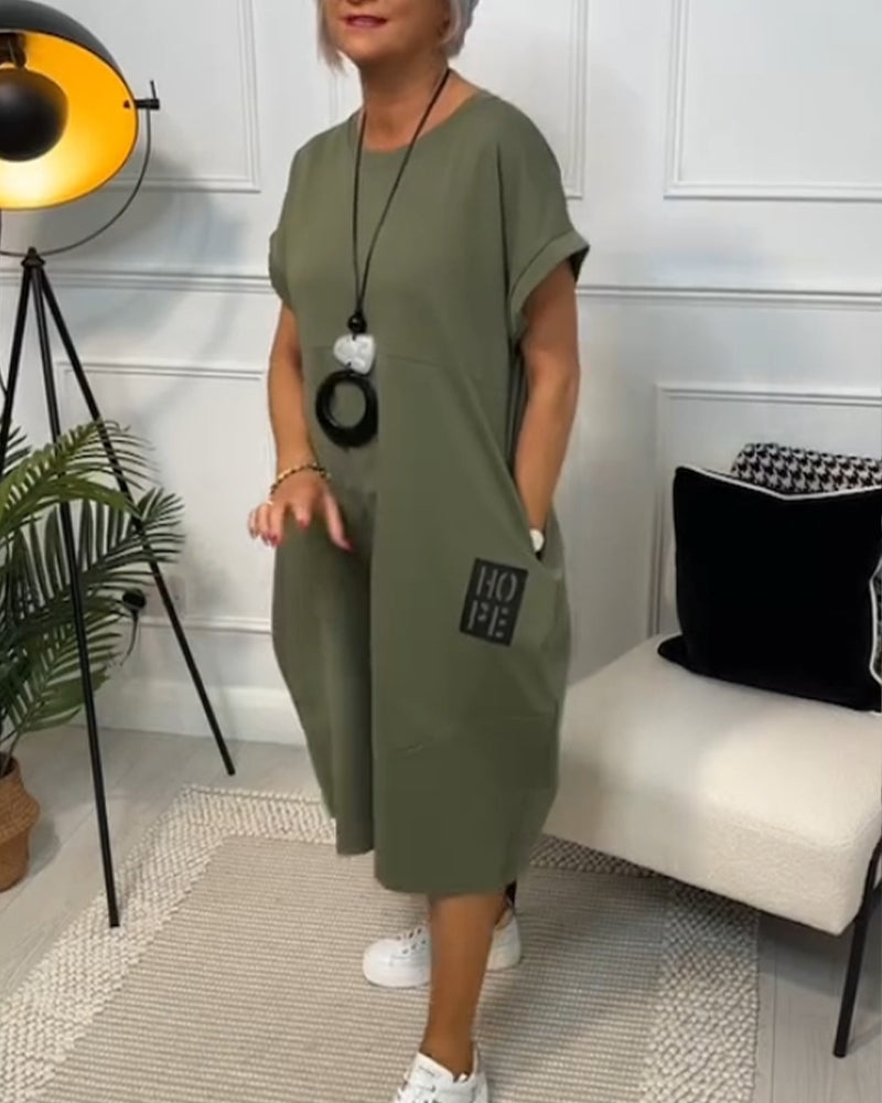 Dames Casual Jurk | Comfortabel en stijlvol met speelse details