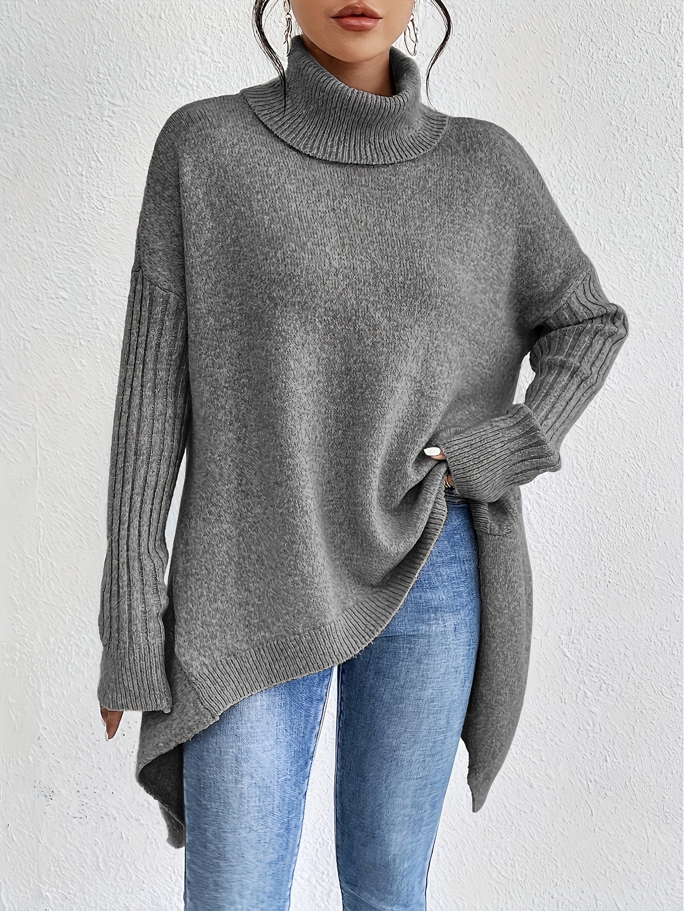 Dames Coltrui | Oversized pasvorm met turtleneck