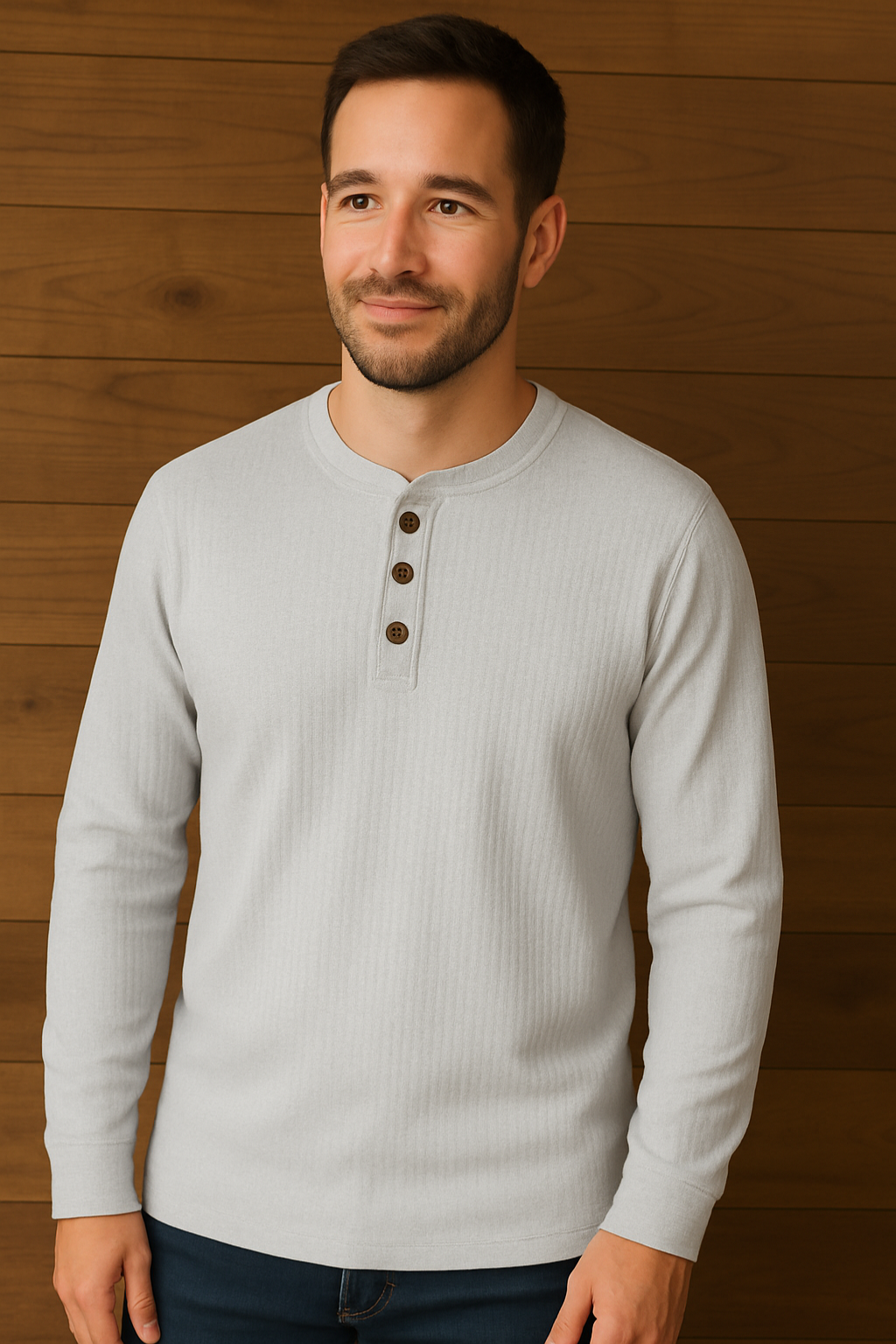 Heren Henley Shirt | Tijdloze stijl met modern comfort
