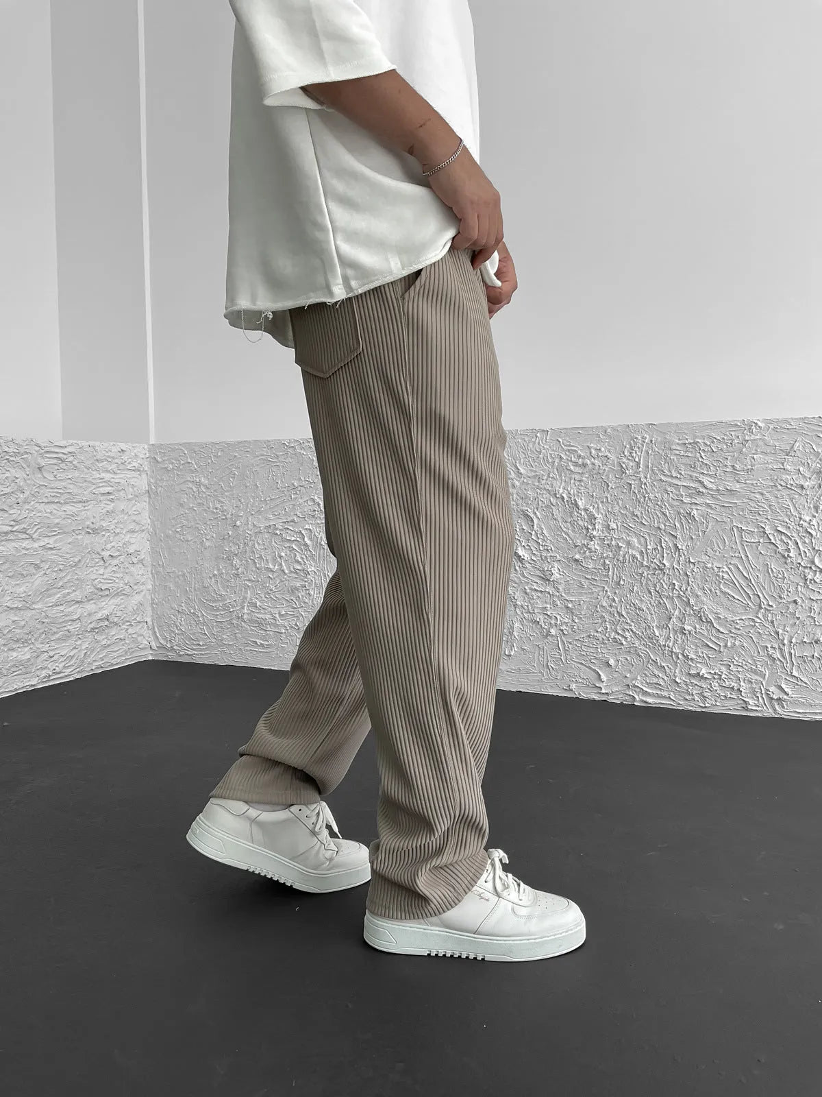 Heren Corduroy Broek | Relaxed fit met tijdloze ribstructuur