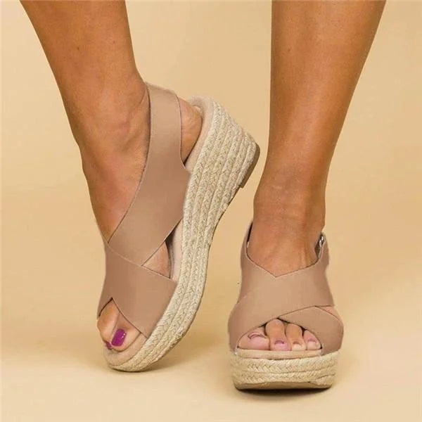 Yana – Dames sandalen met comfort wedge en elegantie