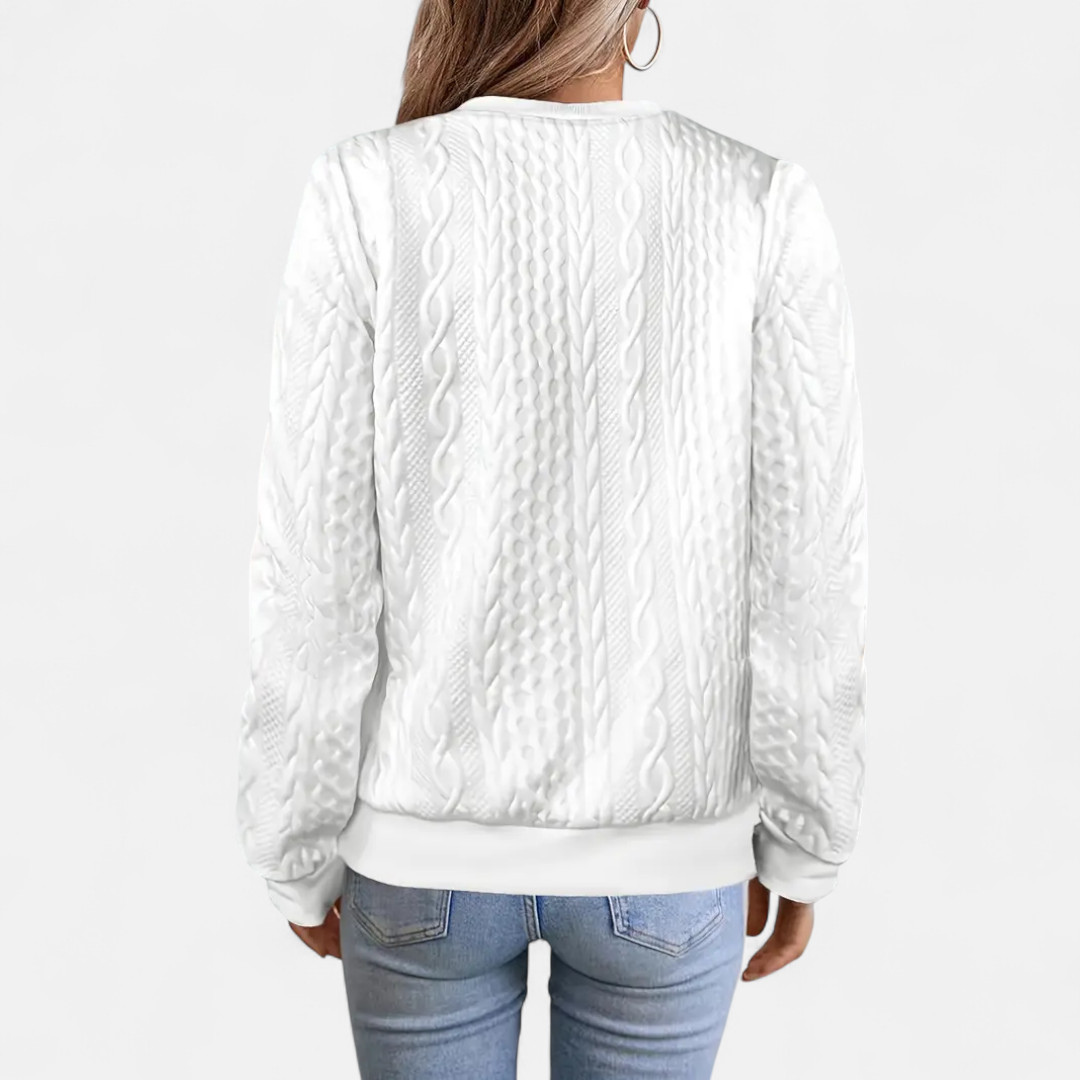 Dames Vest | Flatterende pasvorm met stijlvol kabelpatroon
