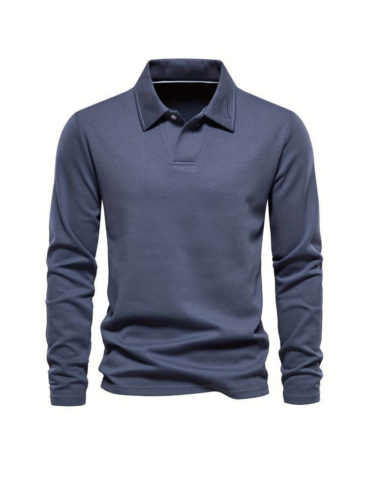 Heren Lange Mouwen Polo | Klassiek comfort met moderne uitstraling