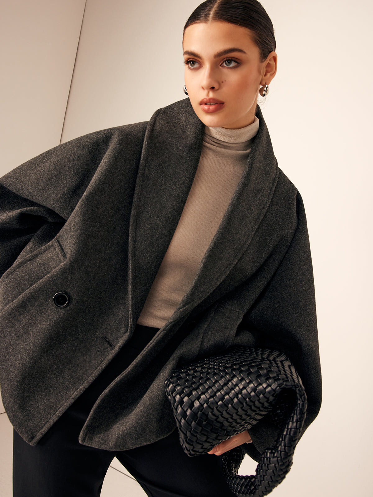 Vianne – Korte damesjas van tweed met klassieke flair