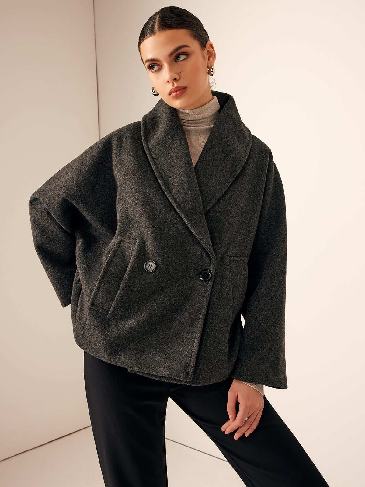 Vianne – Korte damesjas van tweed met klassieke flair