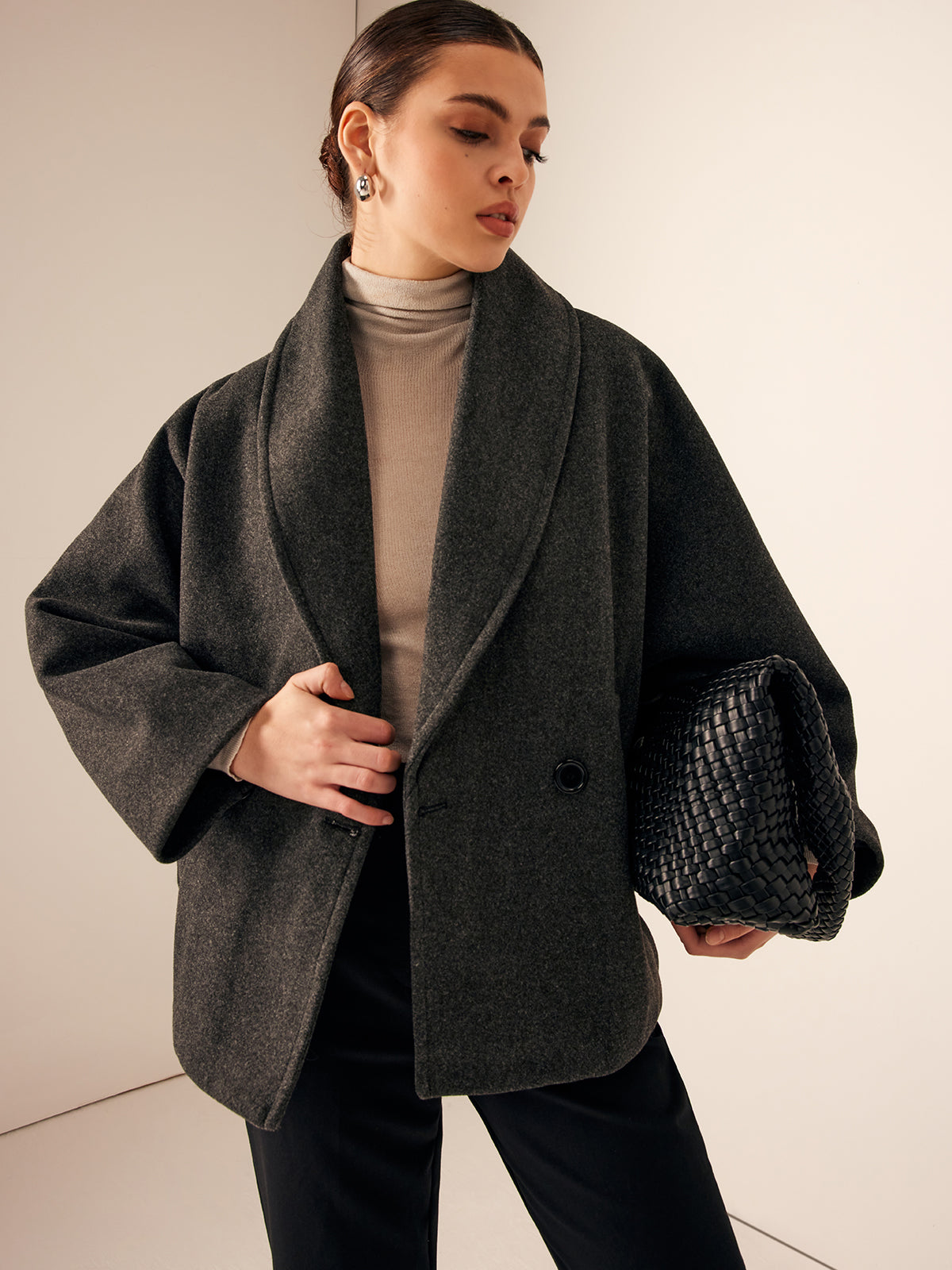 Vianne – Korte damesjas van tweed met klassieke flair