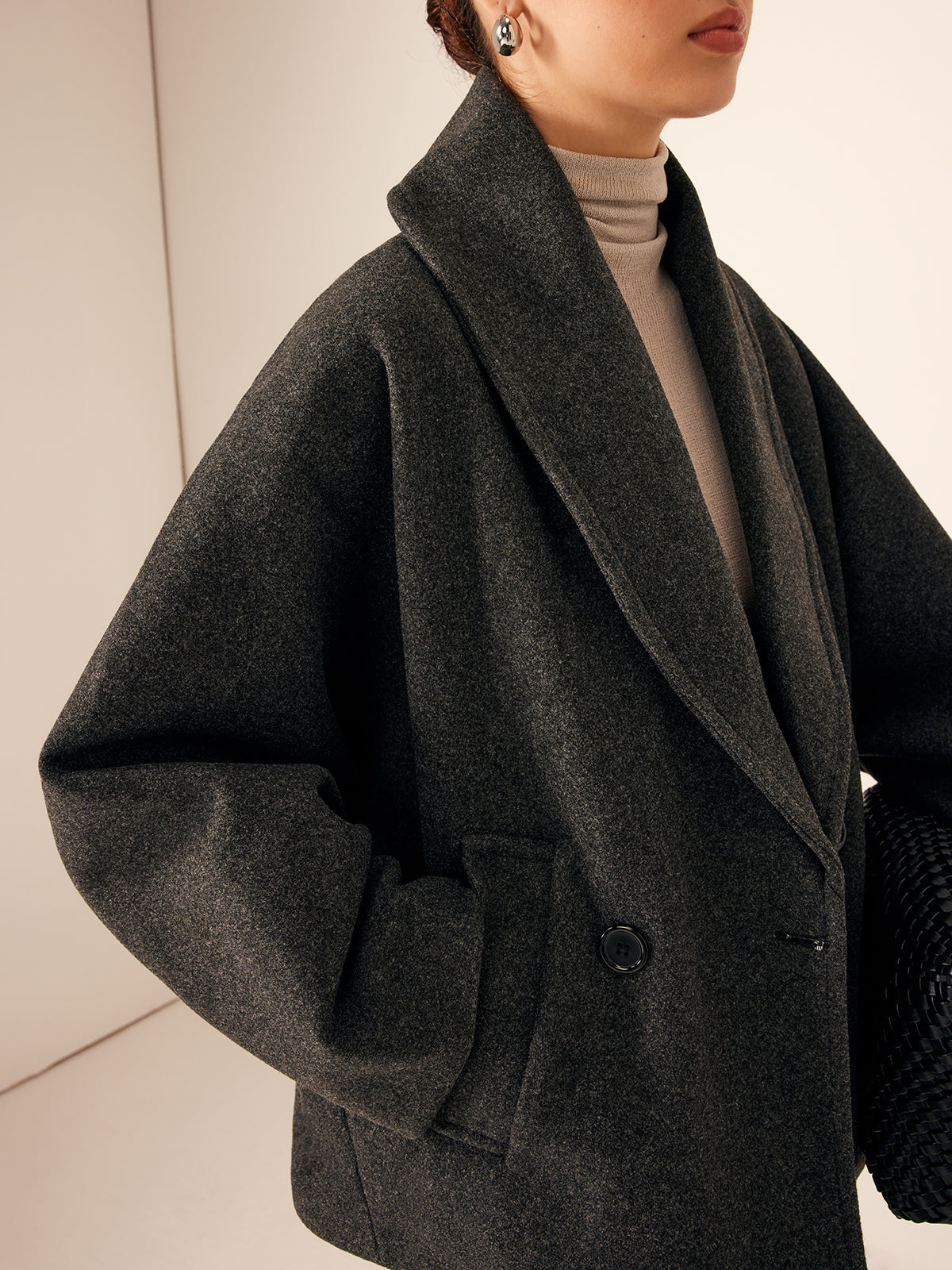 Vianne – Korte damesjas van tweed met klassieke flair