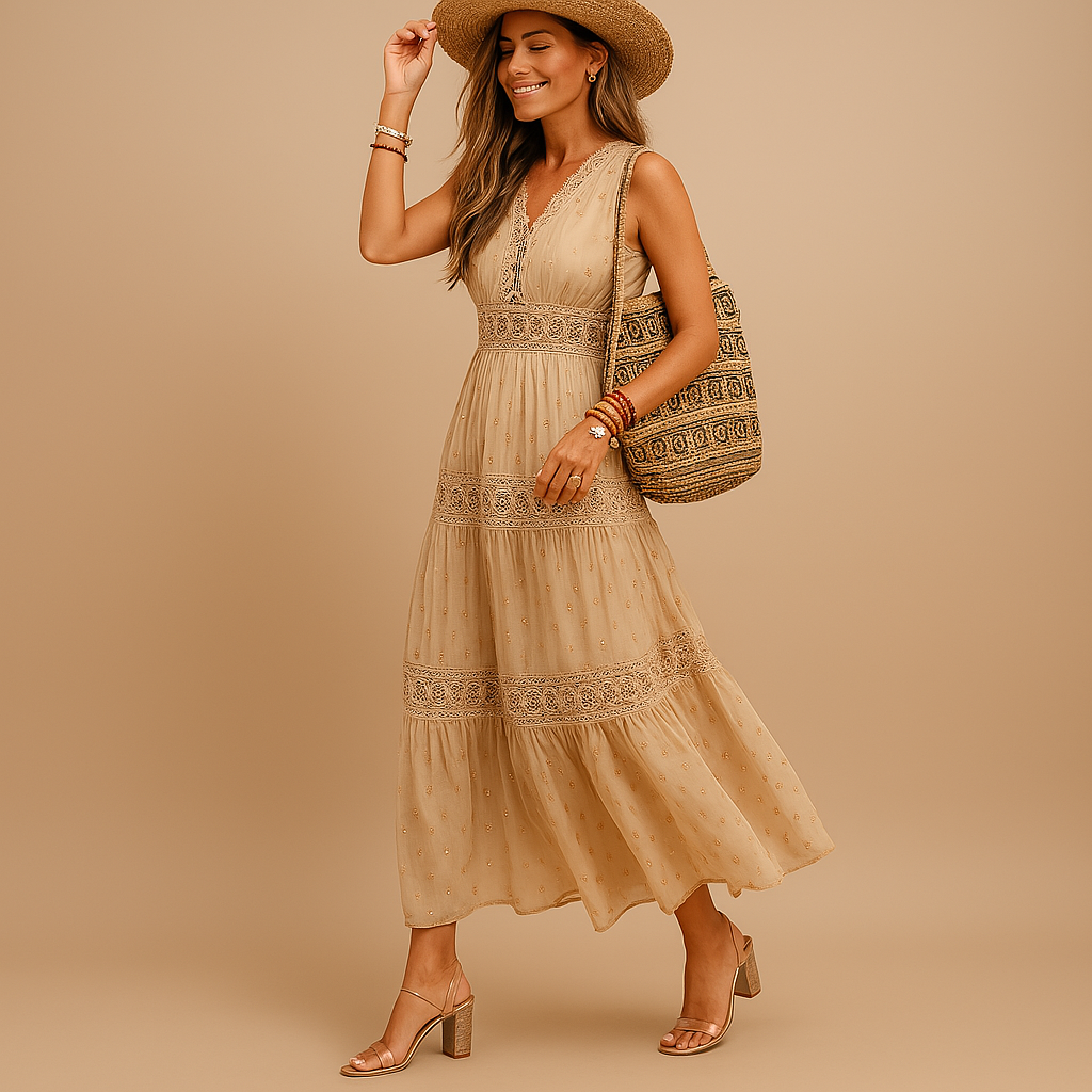 Nova – Dames boho zomerjurk met Ibiza spirit