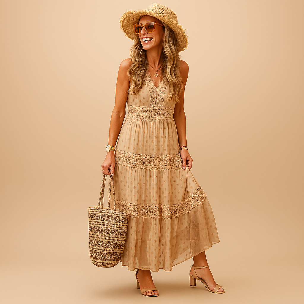 Nova – Dames boho zomerjurk met Ibiza spirit