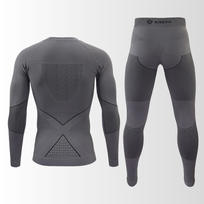 Thermo Kledingset Heren | Warm, ademend en naadloos