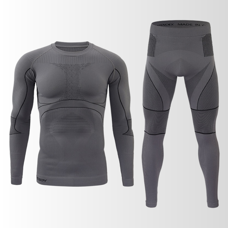 Thermo Kledingset Heren | Warm, ademend en naadloos