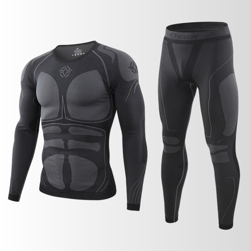 Thermo Kledingset Heren | Warm, ademend en naadloos
