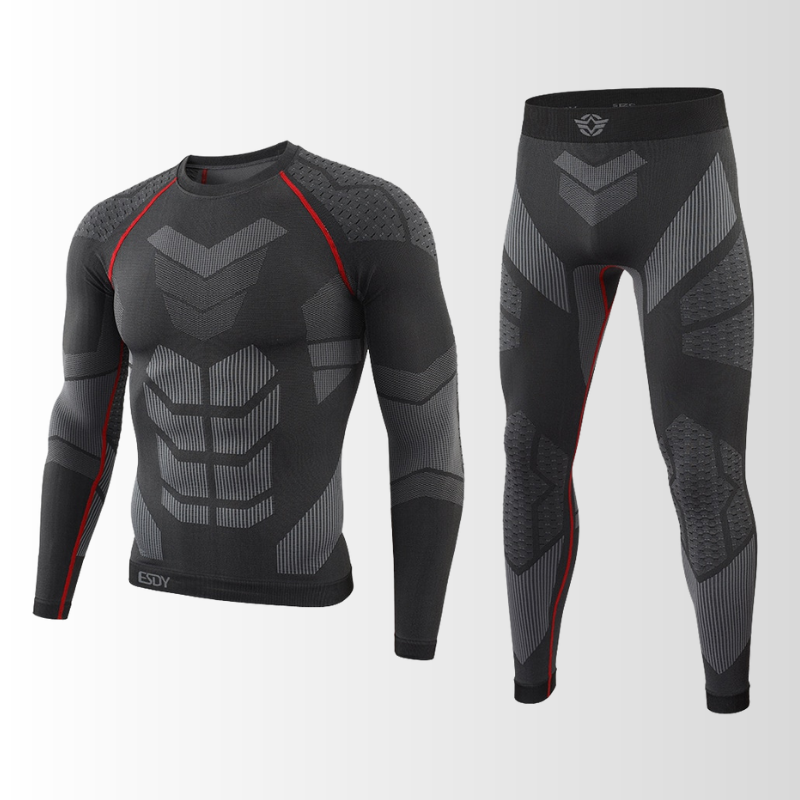 Thermo Kledingset Heren | Warm, ademend en naadloos