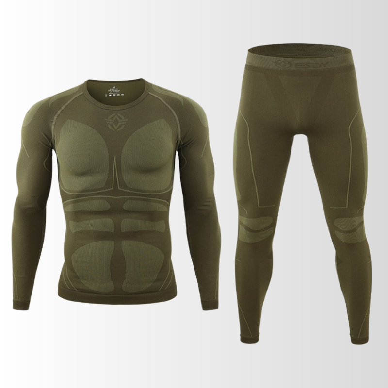 Thermo Kledingset Heren | Warm, ademend en naadloos