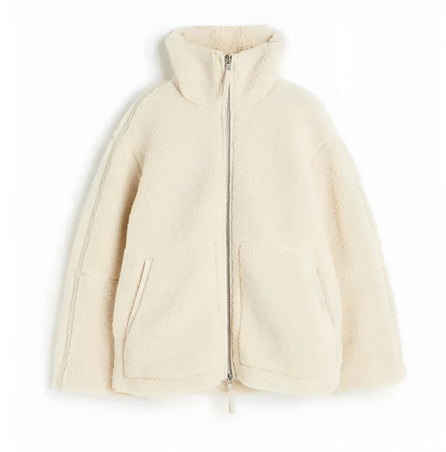 Dames Oversized Teddy Fleece Jas | Warme en trendy herfstlook