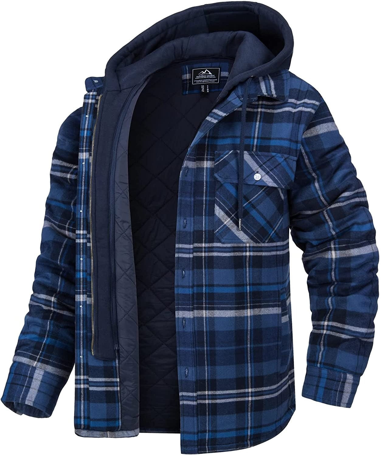 Heren Geruite Jas met Capuchon | Stoer, warm en comfortabel voor elke dag
