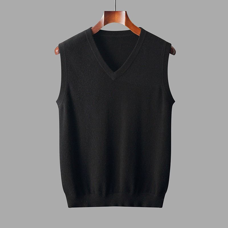 Heren Spencer Wol met V-hals | Tijdloos, comfortabel en perfect voor laagjes