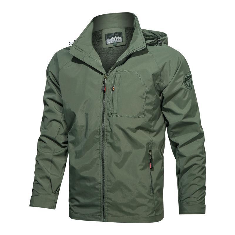 Jaro – Heren outdoor jas met capuchon, winddicht design