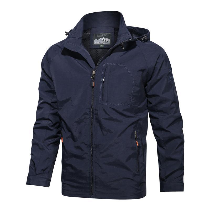Jaro – Heren outdoor jas met capuchon, winddicht design