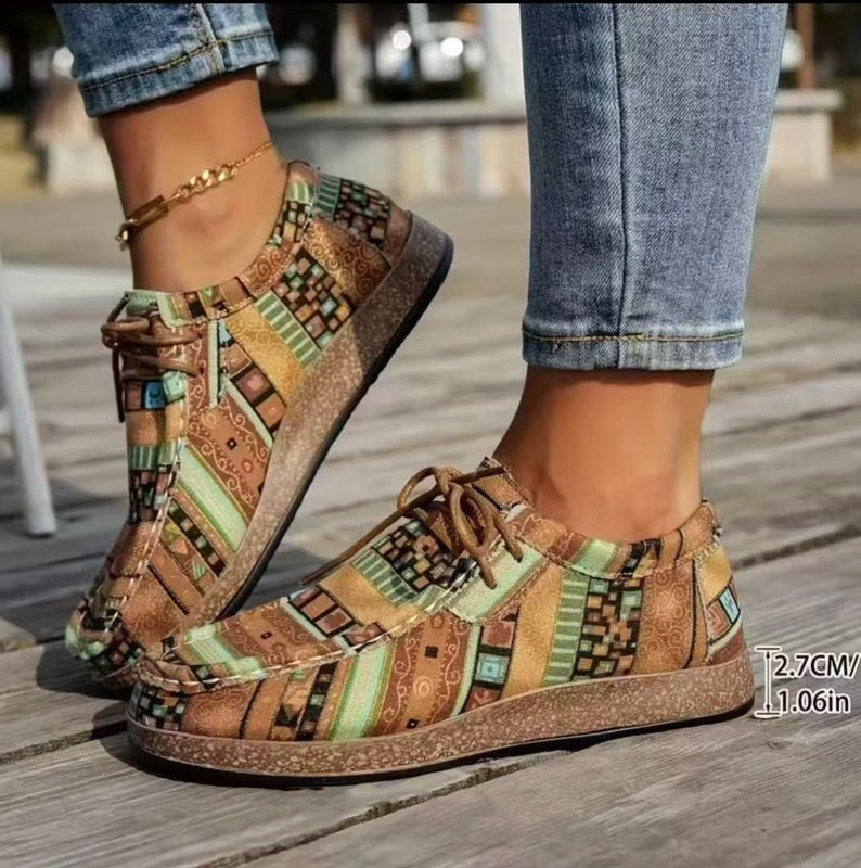 Zamira – Kleurrijke dames schoenen met unieke boho-look