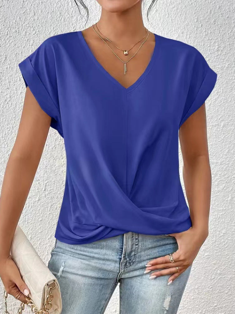Dames V-Hals T-Shirt | Luchtig comfort voor elke dag