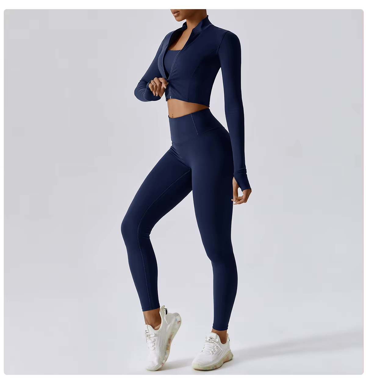 Dames 3-Delige Pilates Set | Comfortabel met legging, top & vest