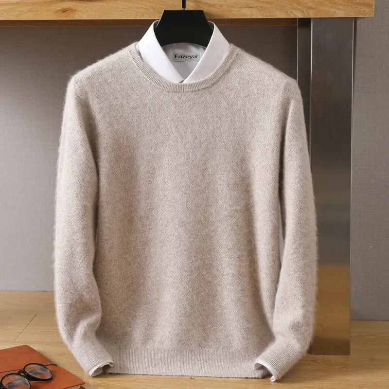 Heren Wollen Trui | Tijdloze stijl met ronde hals