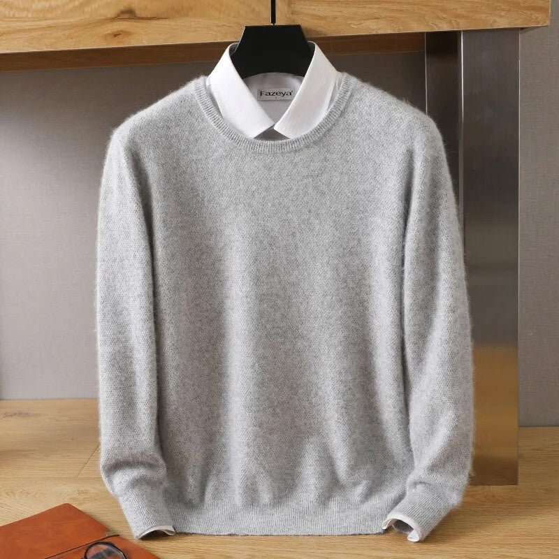 Heren Wollen Trui | Tijdloze stijl met ronde hals