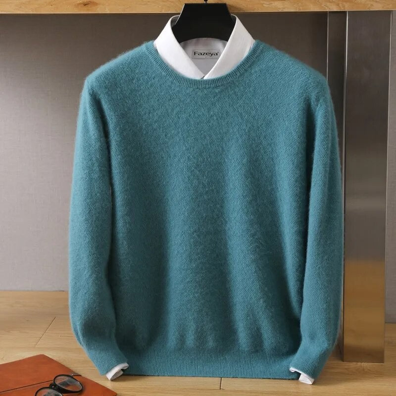 Heren Wollen Trui | Tijdloze stijl met ronde hals