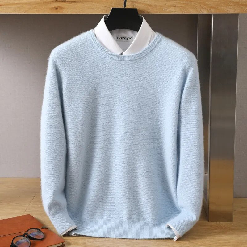 Heren Wollen Trui | Tijdloze stijl met ronde hals
