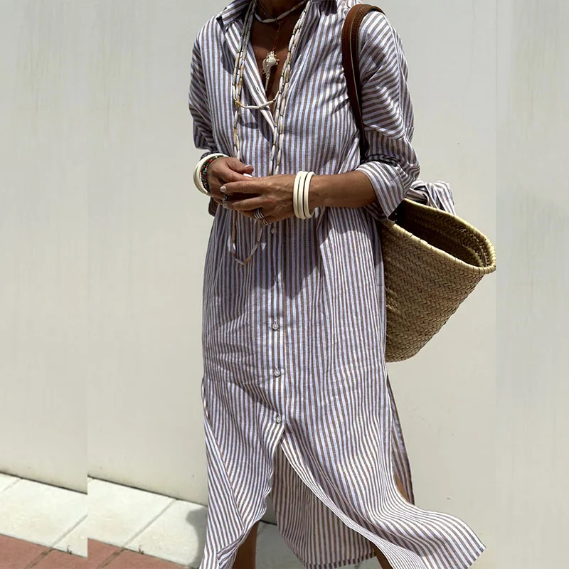 Elin – Dames overhemdjurk met zomerse flair