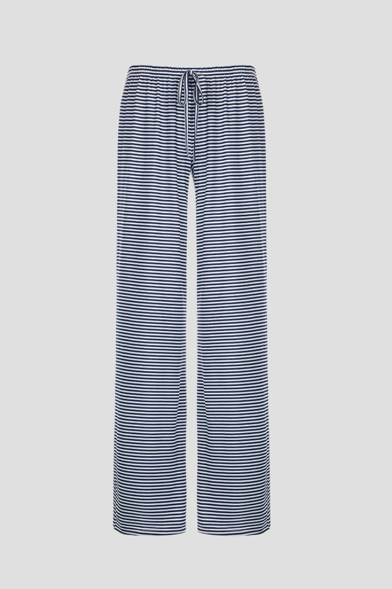 Serenya – Dames gestreepte broek met relaxte pasvorm