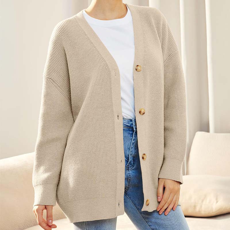Soreya – Oversized damesvest met knoopsluiting