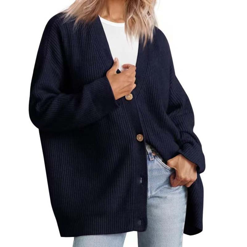 Soreya – Oversized damesvest met knoopsluiting