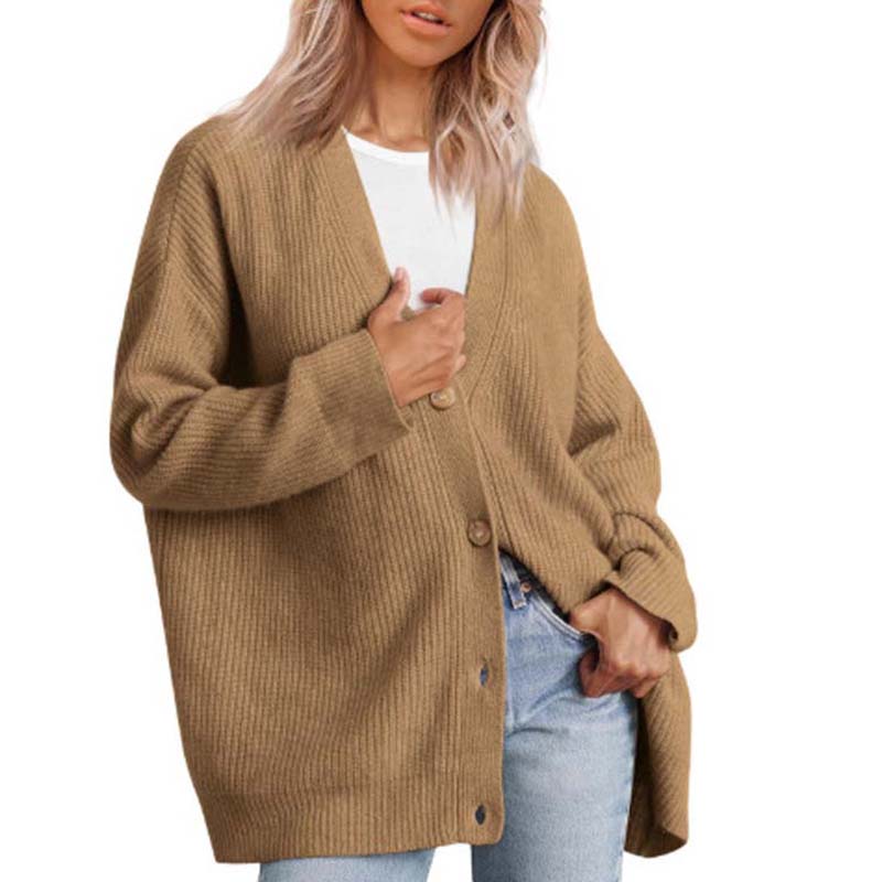 Soreya – Oversized damesvest met knoopsluiting